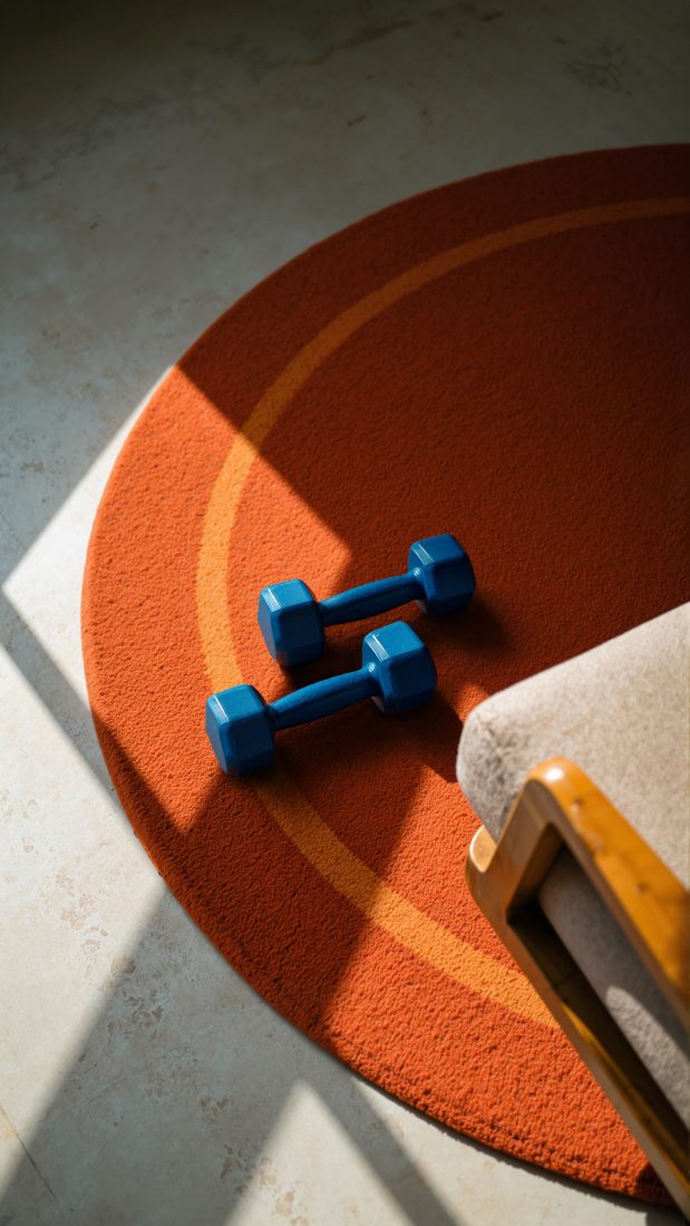 Dumbbell still